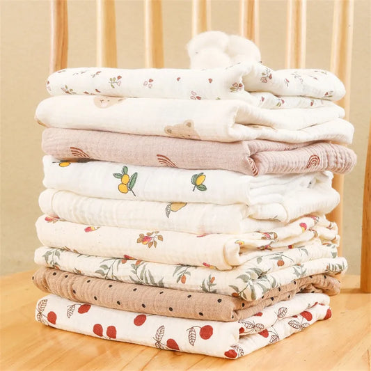 Cotton Baby Blankets/ Swaddle Wrap